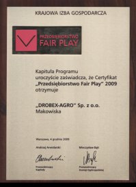 Przedsiębiorstwo Fair-Play 2009